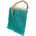 Taštička s kokosovým vláknom - hračka pre hlodavce, sisal, 10 x 13 cm, modrá