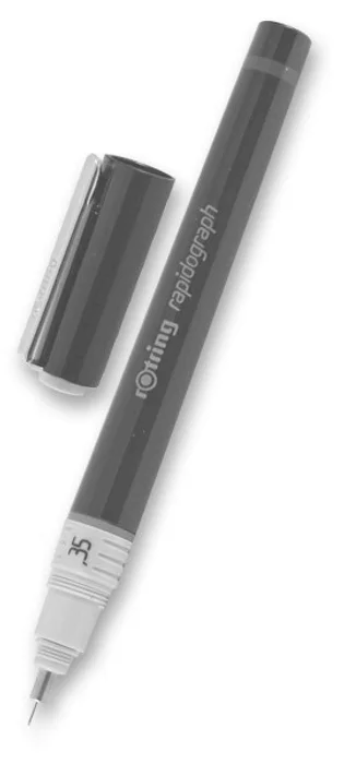 Hlavný obrázok produktu Technické pero Rotring Rapidograph výběr šíře hrotu 0,35 mm