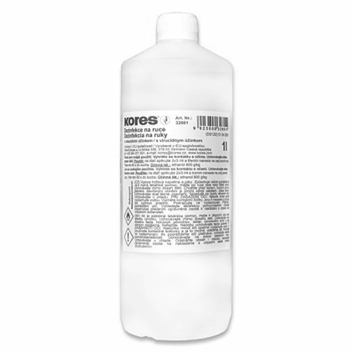 Hlavný obrázok produktu Tekutá dezinfekce Kores na ruce 1 l