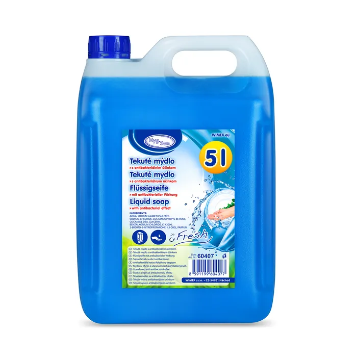 Hlavný obrázok produktu Tekuté mýdlo s antibakteriálním účinkem "Fresh" 5 litrů [1 ks]