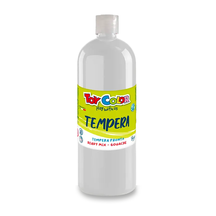 Hlavný obrázok produktu Temperová barva PASUTO Toy Color bílá 1000 ml