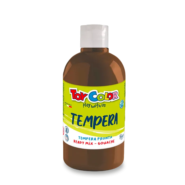 Hlavný obrázok produktu Temperová barva PASUTO Toy Color hnědá 500 ml