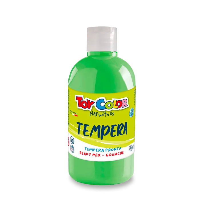 Hlavný obrázok produktu Temperová barva PASUTO Toy Color světle zelená 500 ml