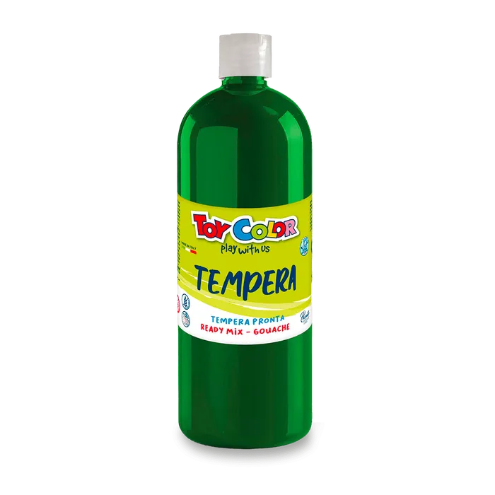 Hlavný obrázok produktu Temperová barva PASUTO Toy Color zelená 1000 ml