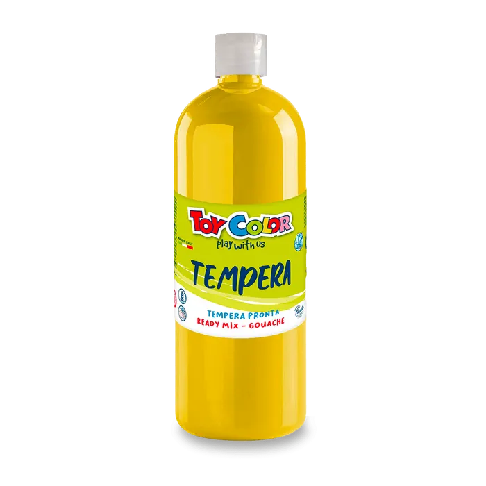 Hlavný obrázok produktu Temperová barva PASUTO Toy Color žlutá 1000 ml