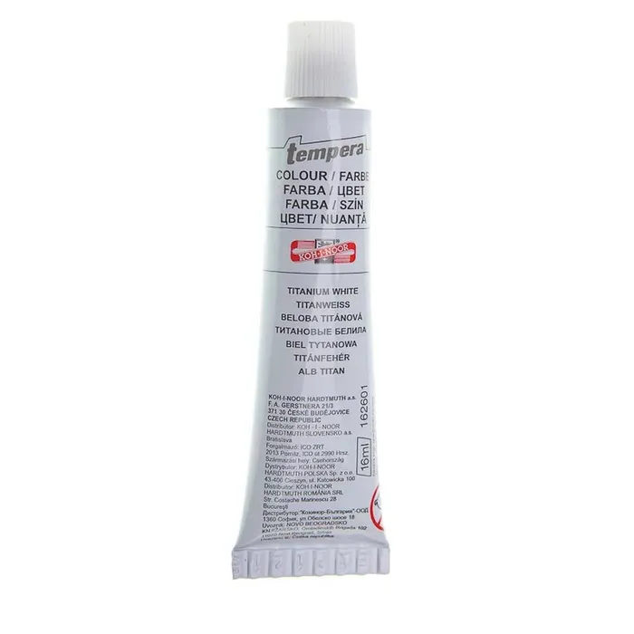Hlavný obrázok produktu Temperové barvy 16ml - 162601 běloba titanová