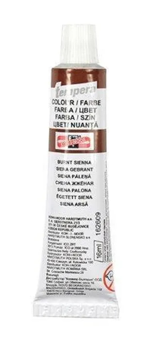 Hlavný obrázok produktu Temperové barvy 16ml - 162609 siena pálená
