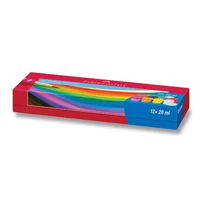 Temperové farby Faber-Castell Tempera 12 farieb