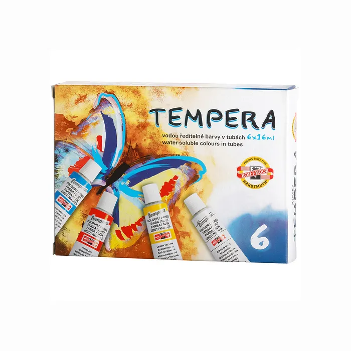 Hlavný obrázok produktu Temperové barvy sada (162547) 6 ks 16 ml