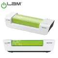 Teplý laminátor Leitz iLAM Easy A4, lesklá biela / zelená