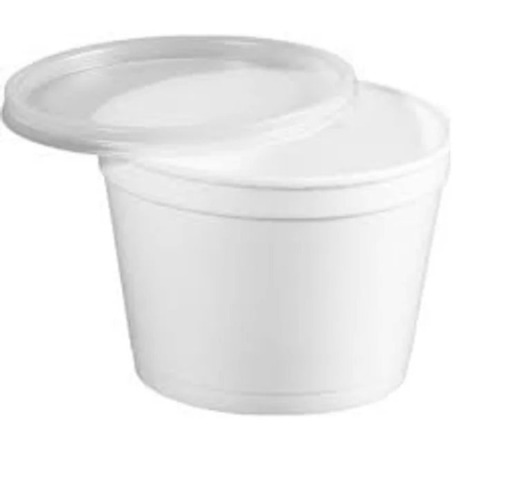 Hlavný obrázok produktu Termo-miska kulatá bílá 460 ml + víčko sada [50 ks]
