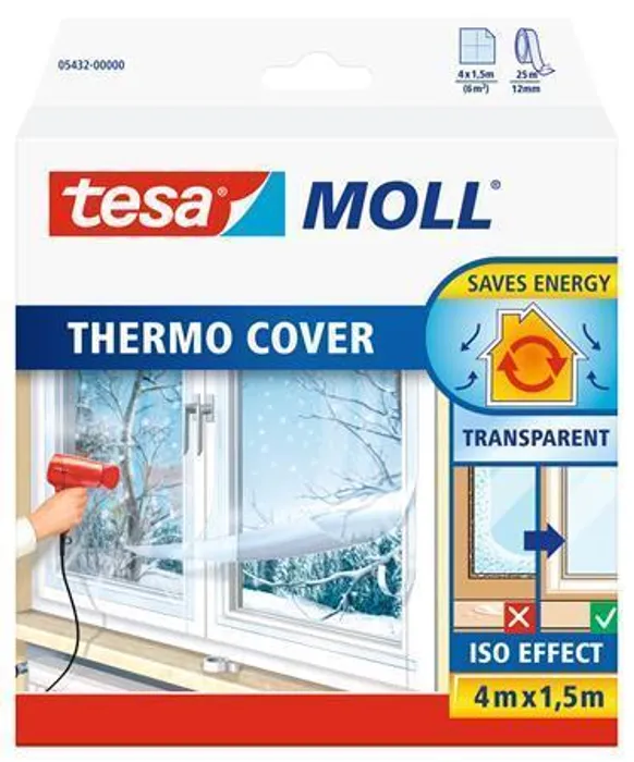 Hlavný obrázok produktu Termoizolační fólie na okna "tesamoll® 5432", 1,5 m x 4 m, TESA