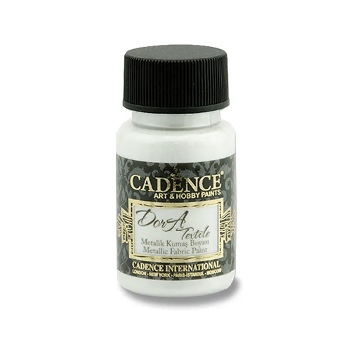 Hlavný obrázok produktu Textilní barva Cadence Dora Textile, met. perleťová, 50 ml