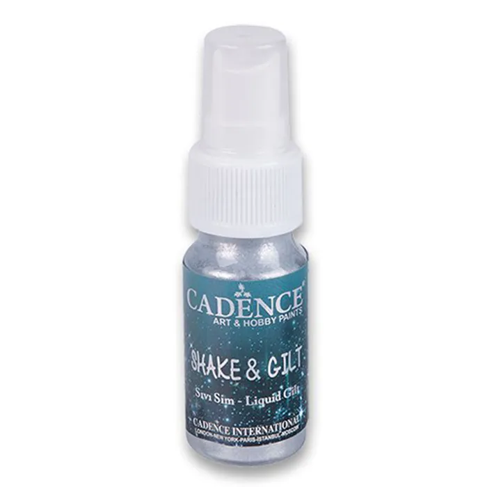 Hlavný obrázok produktu Textilní barva ve spreji Cadence, stříbrná, 25 ml