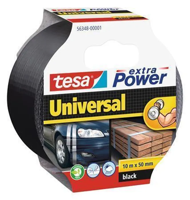 Hlavný obrázok produktu Textilní páska "extra Power 56348", černá, 50 mm x 10 m, univerzální, TESA
