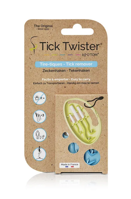 Hlavný obrázok produktu Tick Twister ClipBox 3ks - vytahovač na klíšťata v pouzdře, plast/silikon