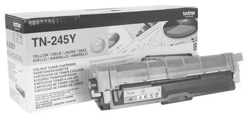 Hlavný obrázok produktu TN245Y Toner pro HL 3140CW, 3150CDW, DCP 9020CDW tiskárny, BROTHER yellow, 2,2 tisíc