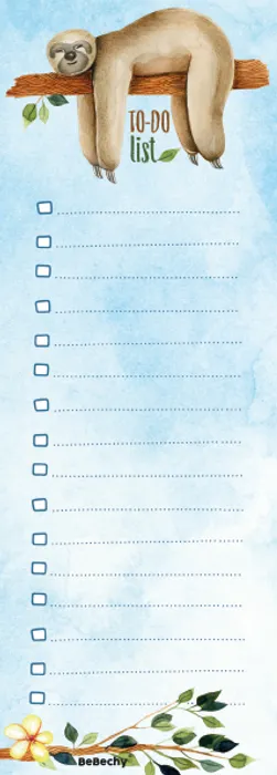 Hlavný obrázok produktu To-Do List - Lenochod