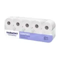 Toaletný papier biely 2-vrstvý Harmony Professional 200 útržkov [10 ks]