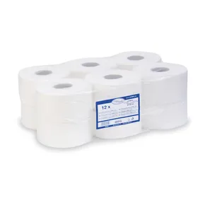 Toaletný papier (Tissue) 2vrstvý s ražbou biely `JUMBO` priemer 19cm 145m [1 ks]