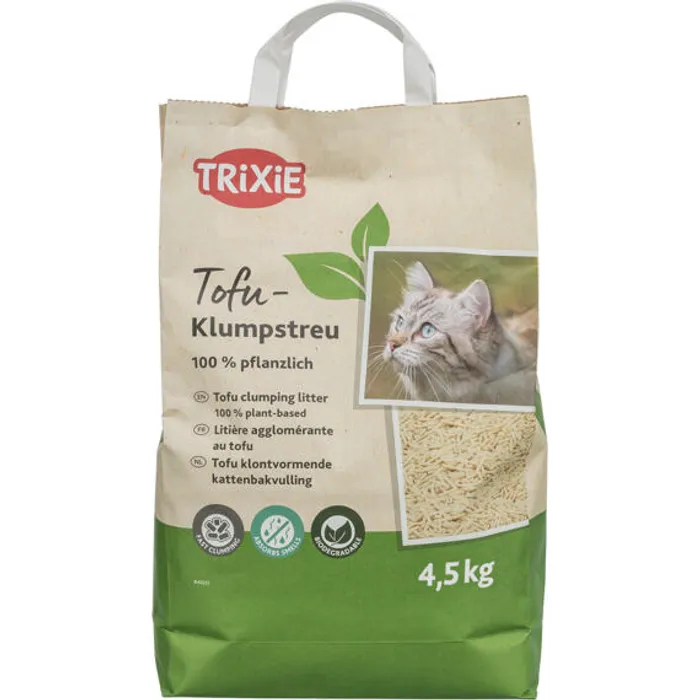 Hlavný obrázok produktu TOFU, 100% rostlinné hrudkující stelivo 4.5 kg