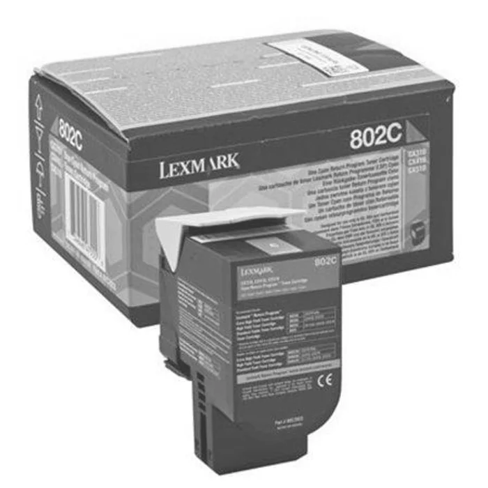 Hlavný obrázok produktu Toner "80C20C0", azurová, pro CX310n/dn tiskárny, return, 1000, LEXMARK