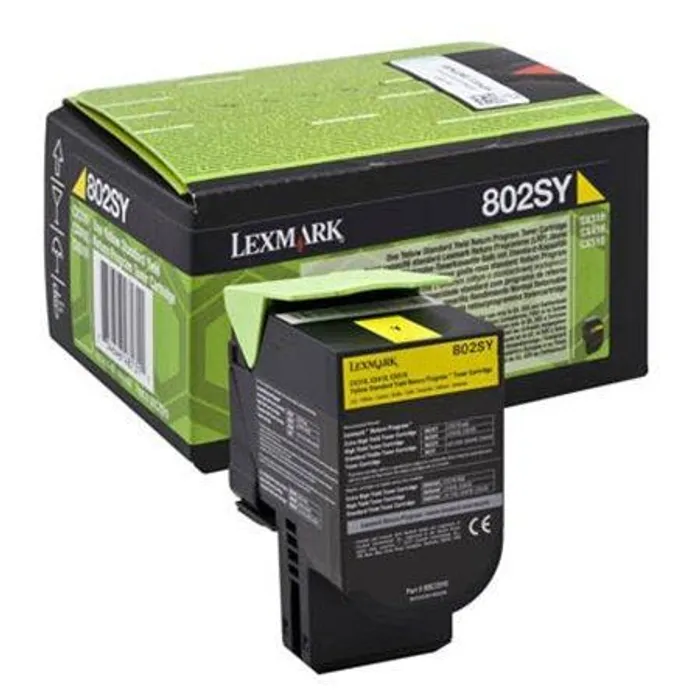 Hlavný obrázok produktu Toner "80C20Y0", žlutá, pro CX310n/dn tiskárny, return, 2000, LEXMARK
