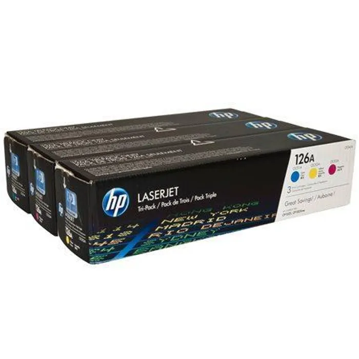 Hlavný obrázok produktu Toner "CF341A", multipack pro ColorLaserJet Pro CP1025 tiskárnu, HP 126A c+m+y, 3*1000, HP