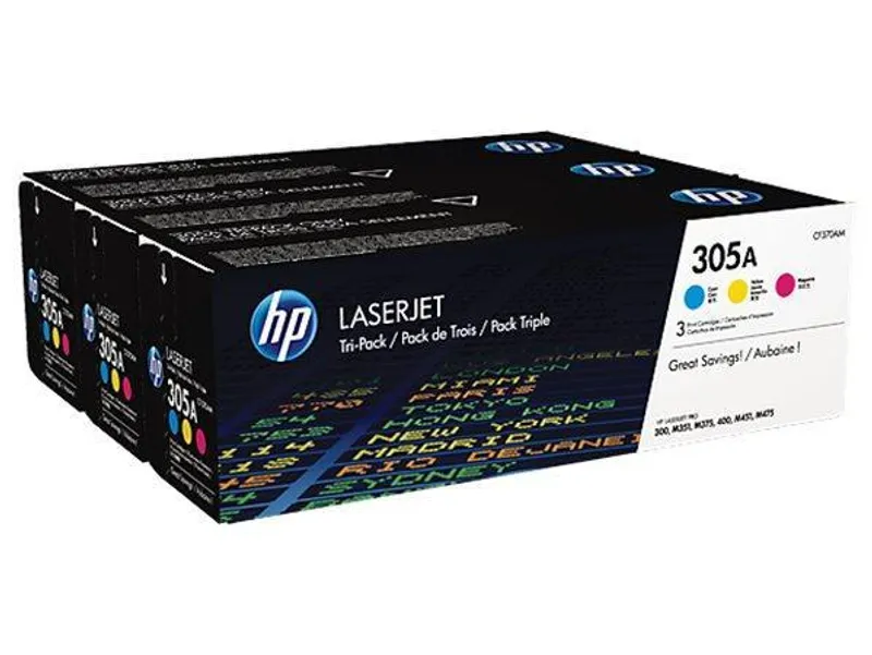 Hlavný obrázok produktu Toner "CF370AM", 305A c+m+y, pro LaserJet Pro 300 MFP M375 printer tiskárnu, 3 x 2600 strá