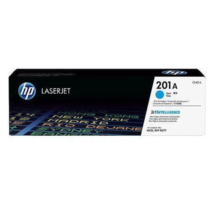 Hlavný obrázok produktu Toner HP 201A, do tiskárny Color LaserJet Pro M252, M277, azurová, 1,4k , HP