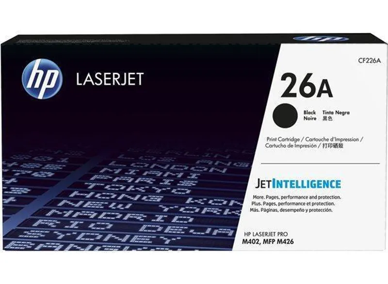 Hlavný obrázok produktu Toner HP 26A, do tiskárny LaserJet Pro M402, 426, černá, 3,1k, HP