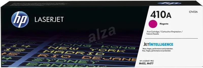Hlavný obrázok produktu Toner HP 410A, do tiskárny ColorLaserJet M452/477, purpurová, 2,3k, HP