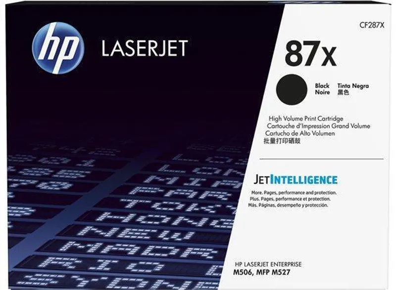 Hlavný obrázok produktu Toner HP 87X, do tiskárny LaserJet M506, M527, černá, 18k, HP