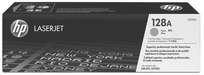 Hlavný obrázok produktu Toner pro "Barevná LaserJet Pro CM1415, CP1525N" tiskárny, HP "CE321A" Cyan, 1,3 tis.stran