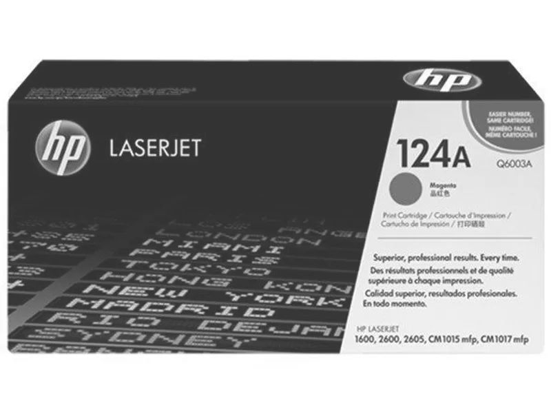 Hlavný obrázok produktu Toner pro "BarevnáLaserJet 2600, 2600N, 2605" tiskárny, HP "Q6003A" Magenta, 2 tis.stran