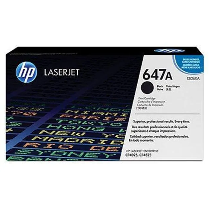 Hlavný obrázok produktu Toner pro "BarevnáLaserJet CP4525" tiskárnu, HP "CE260A" Černá, 8,5 tis.stran
