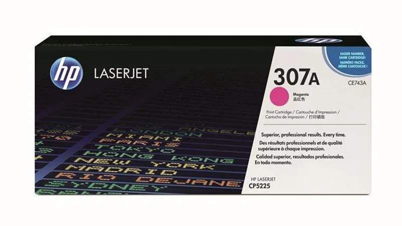 Hlavný obrázok produktu Toner pro "BarevnáLaserJet CP5225" tiskárnu, HP "CE743A" Magenta, 7,3 tis.stran