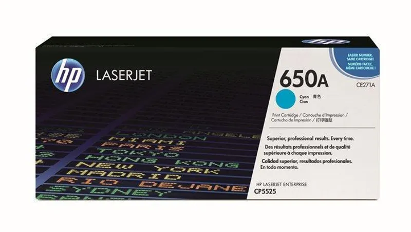 Hlavný obrázok produktu Toner pro "BarevnáLaserJet CP5525" tiskárnu, HP "CE271A" Cyan, 15 tis.stran