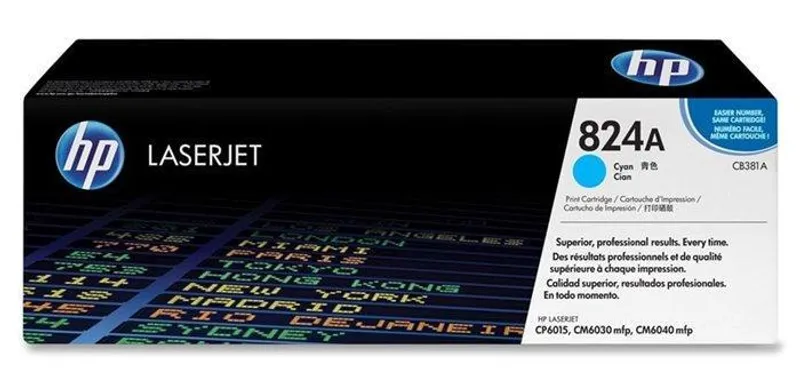 Hlavný obrázok produktu Toner pro "BarevnáLaserJet CP6015, CM6040MFP" tiskárny, HP "CB381A" Cyan, 21 tis.stran