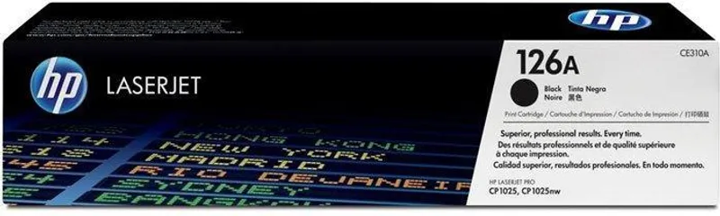 Hlavný obrázok produktu Toner pro "BarevnáLaserJet Pro CP1025" tiskárnu, HP "CE310A" Černá, 1,2 tis.stran