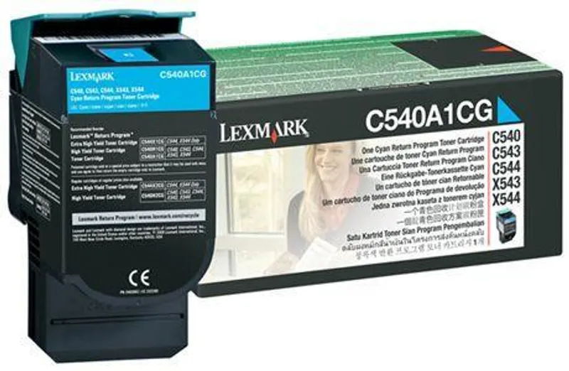 Hlavný obrázok produktu Toner pro "C540, 543, 544" tiskárny, LEXMARK Cyan, 1 tis.stran
