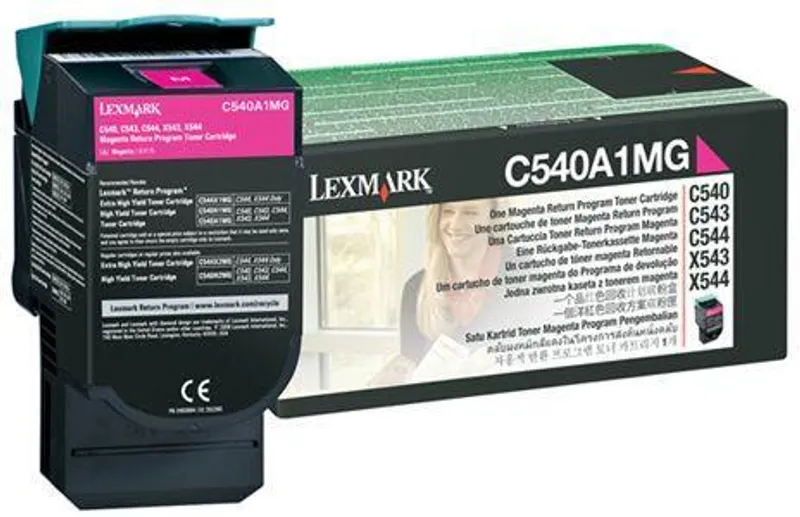 Hlavný obrázok produktu Toner pro "C540, 543, 544" tiskárny, LEXMARK Magenta, 1 tis.stran