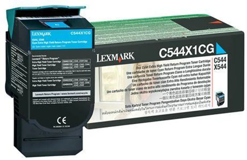 Hlavný obrázok produktu Toner pro "C544, X544" tiskárny, LEXMARK Cyan, 4 tis.stran