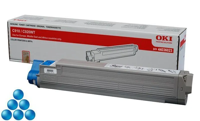 Hlavný obrázok produktu Toner pro "C910" tiskárnu, OKI Cyan, 15 tis.stran