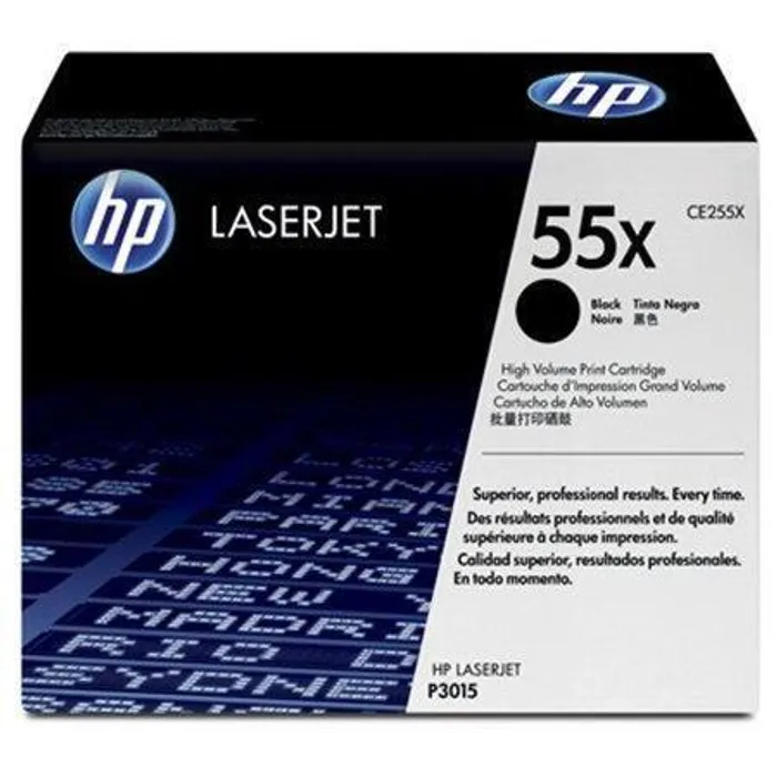 Hlavný obrázok produktu Toner pro "LaserJet P3015" tiskárnu, HP "CE255X" Černá, 12,5 tis.stran