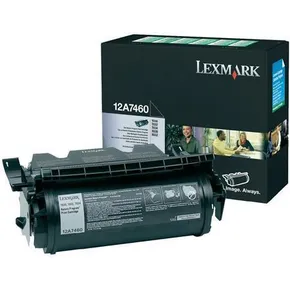 Lexmark originál toner 12A7460, black, 5000str., return, Lexmark T630, T632, T634, X630, X632e, O