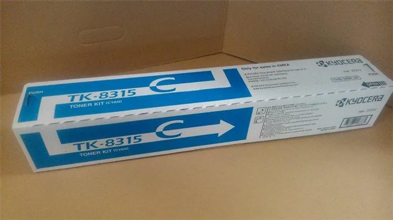 Hlavný obrázok produktu Toner "TK8315C", azurová, pro TASKalfa 2550ci tiskárnu, 6 000 stránek, KYOCERA