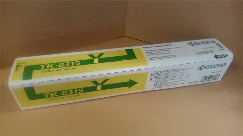Hlavný obrázok produktu Toner "TK8315Y", žlutá, pro TASKalfa 2550ci tiskárnu, 6 000 stránek, KYOCERA