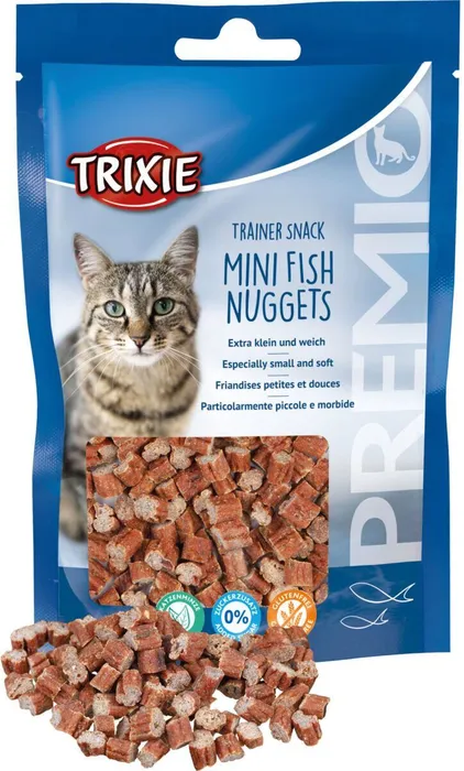 Hlavný obrázok produktu Trainer Snack MINI NUGGETS s tuňákem,kuřecím a catnipem 50g