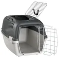 Ďalší obrázok produktu Transport.box CAPRI III otváracia strecha 40x38x61cm (max. 12kg) tmavošedá/šedá